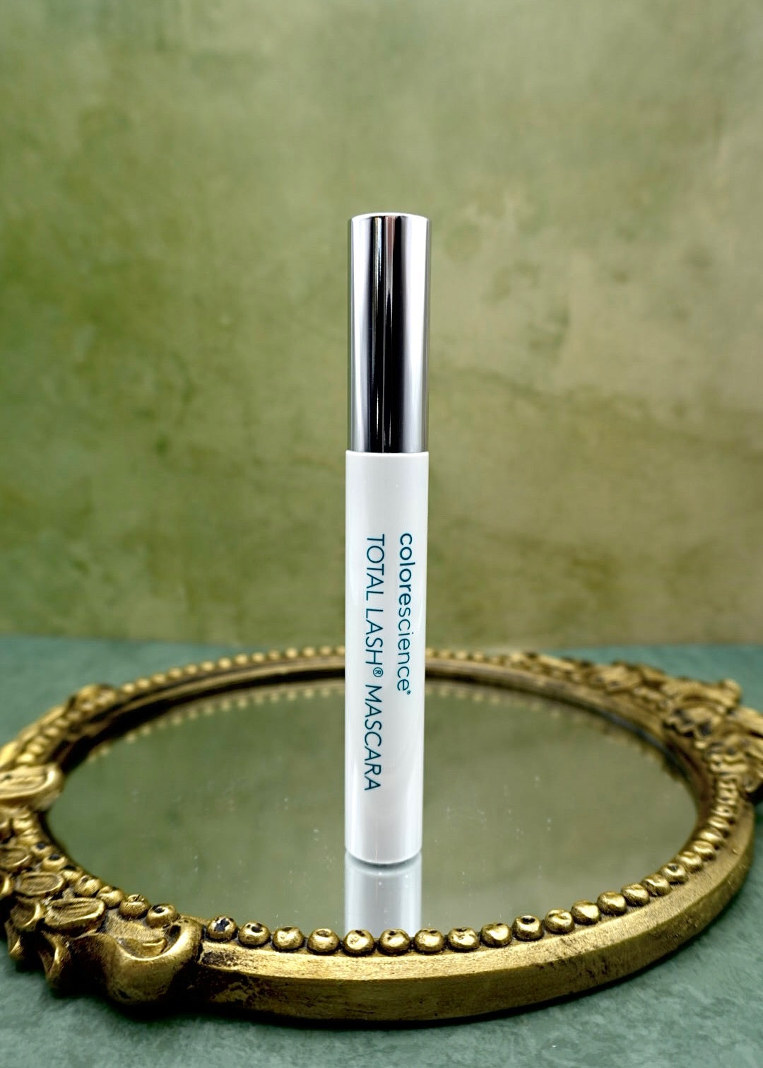 Colorescience Total Lash Serum Mascara in black, peptide tubing mascara that lengthens and conditions, safe for sensitive eyes